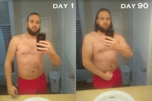 Bodybuilding transformation